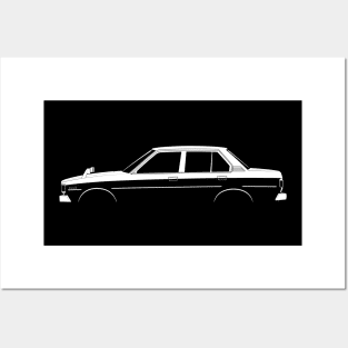 Toyota Corolla (E70) Silhouette Posters and Art